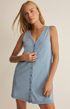 Solace Jersey Denim Mini Dress
