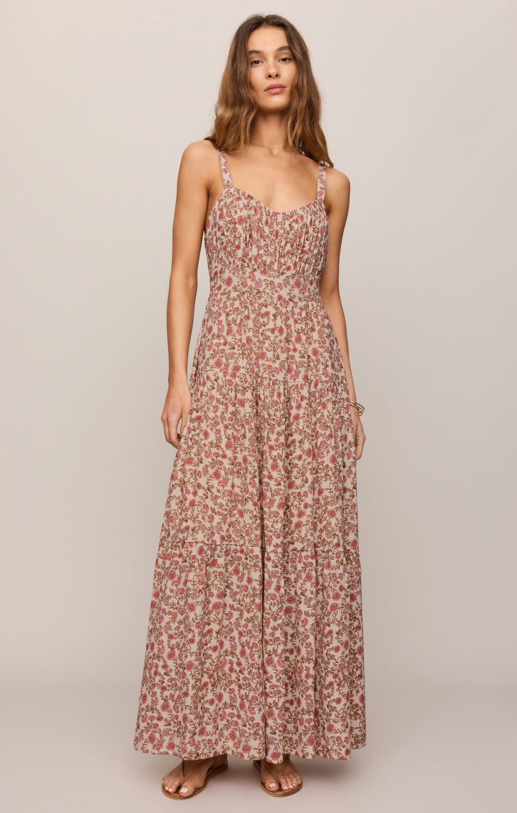 Mindy Floral Maxi Dress