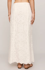 Emrie Eyelet Maxi Skirt