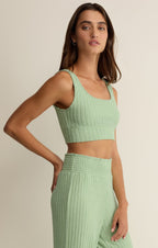 Zoe Silky Rib Tank Bra