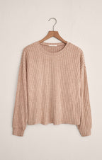 Daydream Silky Rib Long Sleeve Top