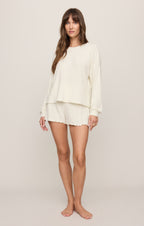 Daydream Silky Rib Long Sleeve Top