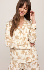 Safari PJ Long Sleeve Top