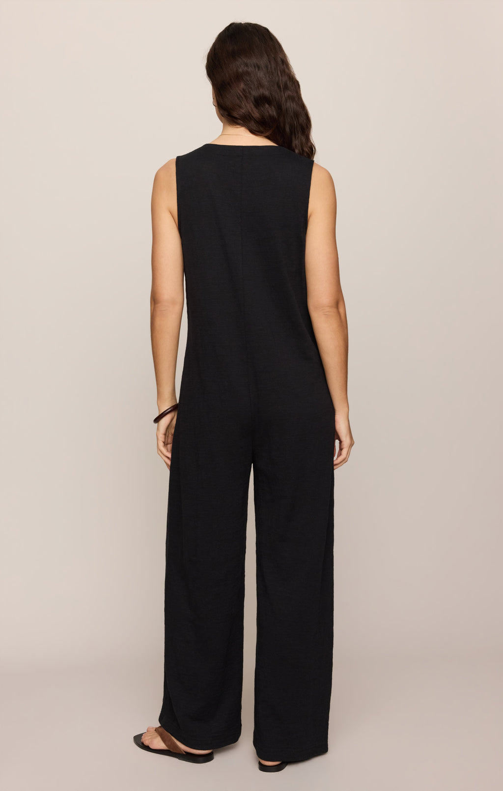 Solace Textured Slub Jumpsuit