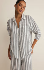The Perfect Striped Linen Pant