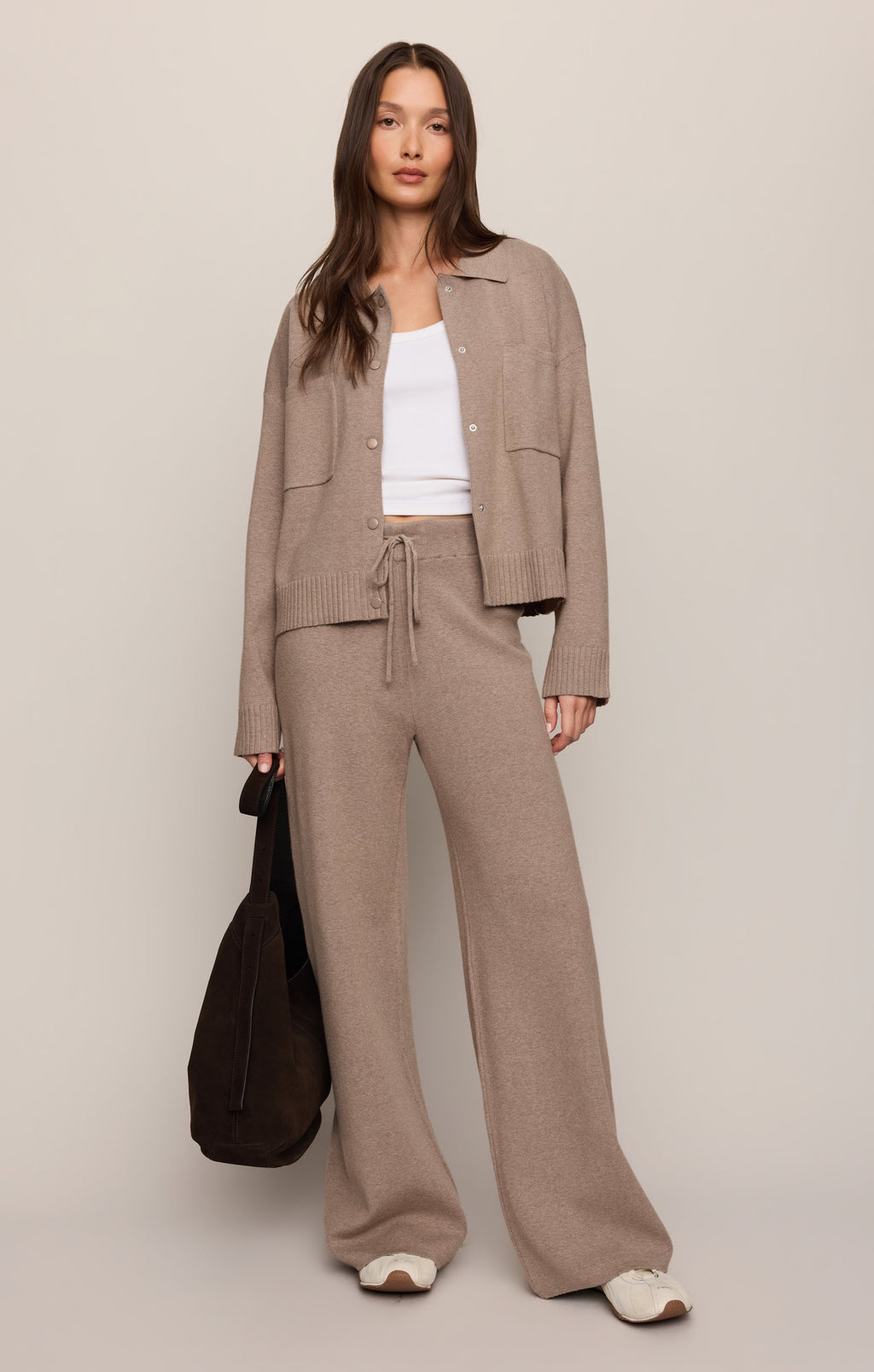 Take It Easy Wide Leg Sweater Pant