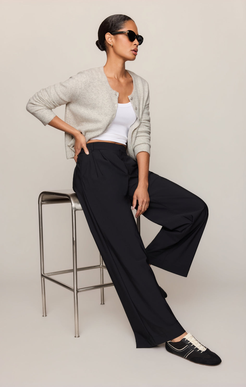 Travel Wide Leg Trouser