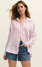 The Perfect Linen Striped Top