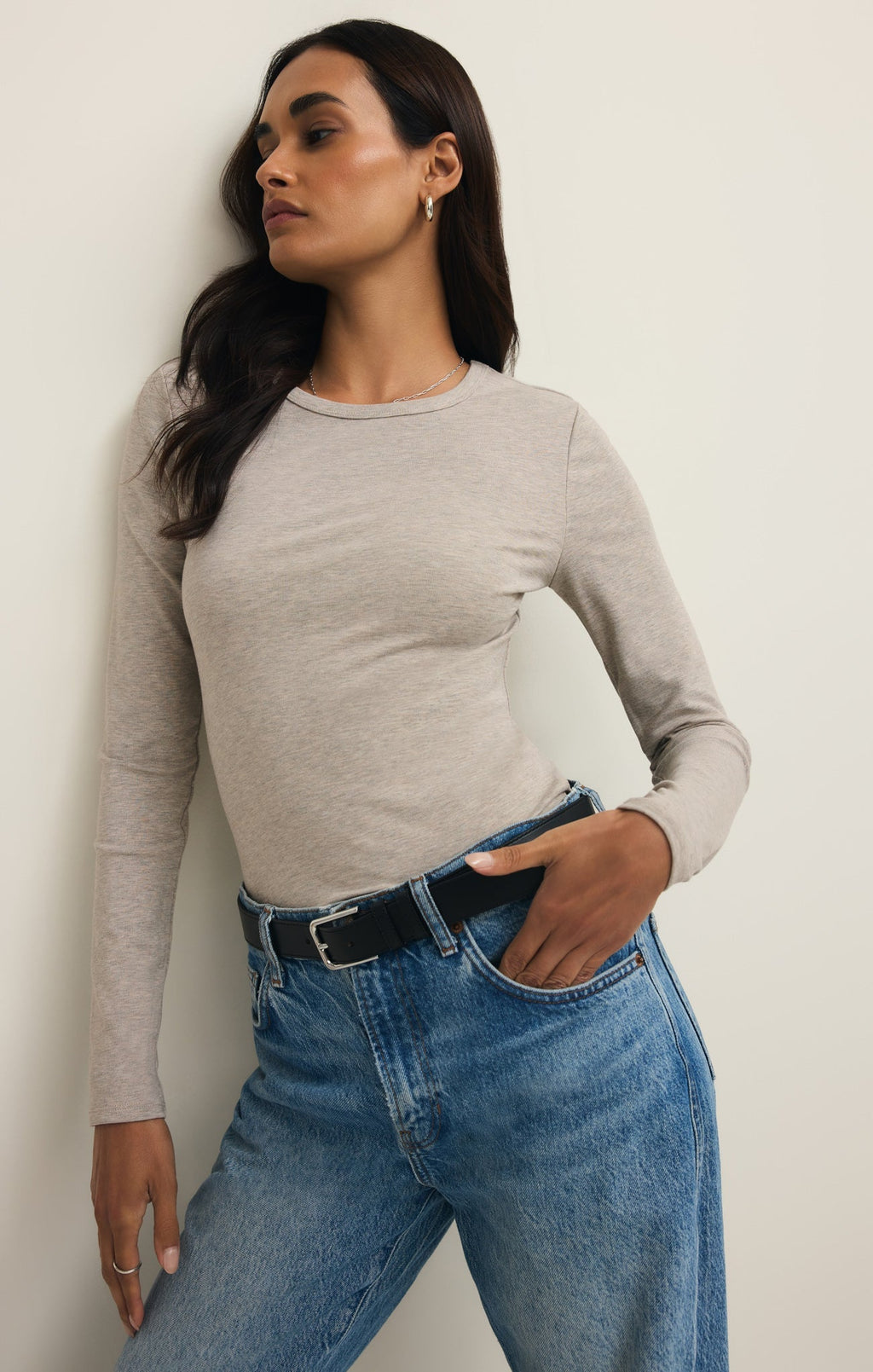 Second Skin Crew Long Sleeve Tee