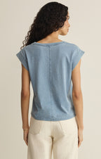Camino Cotton Jersey Denim Tee