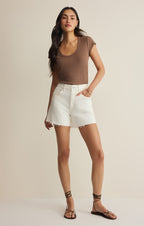 Leisurely Scoop Neck Tee