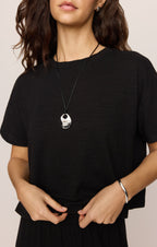 Sway Textured Cropped Tee