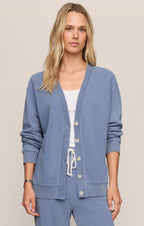 Dazed End Knit Denim Cardigan