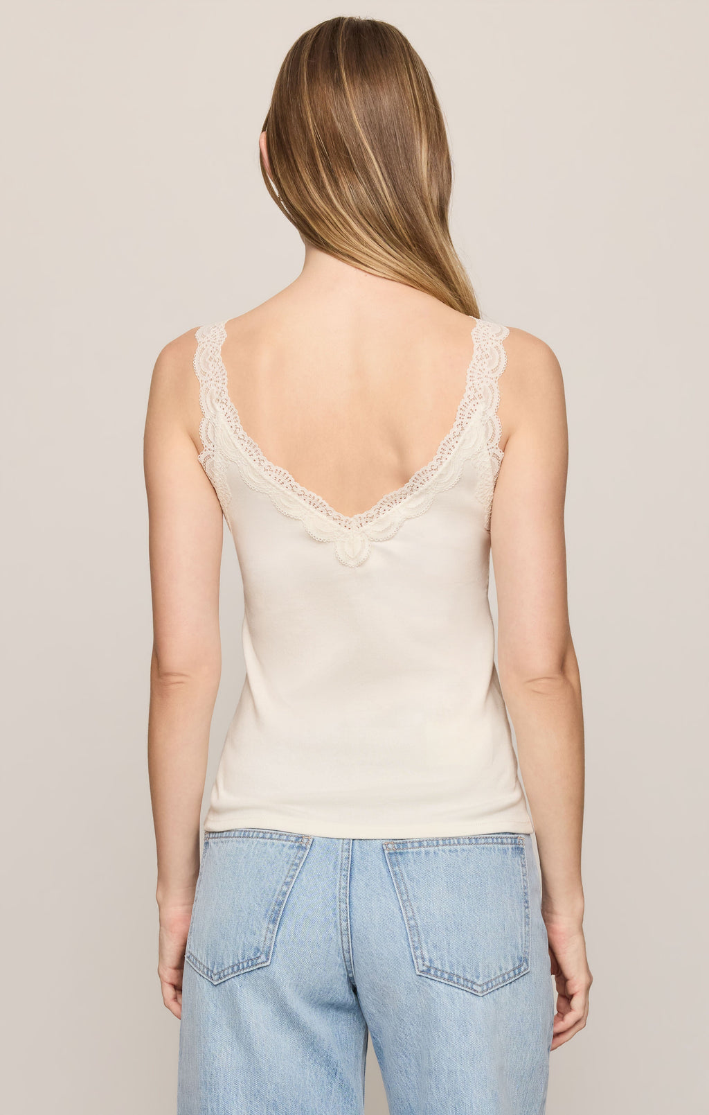 Eve Lace Trim Tank