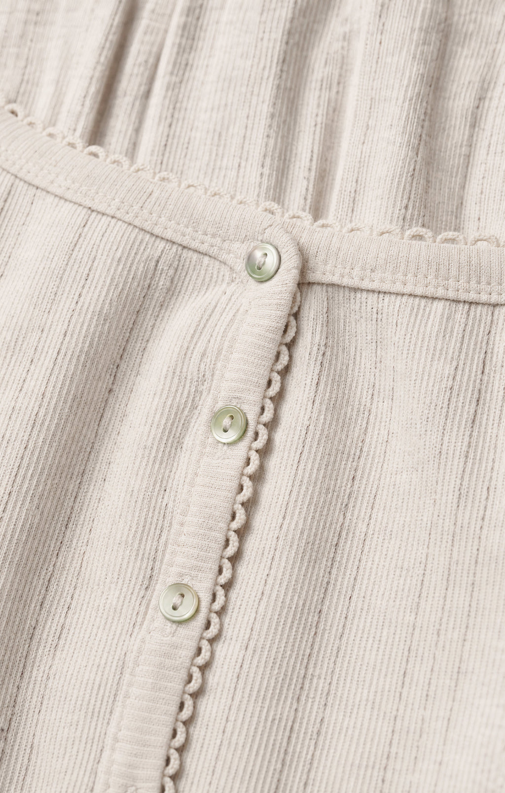 Audri Pointelle Henley Top