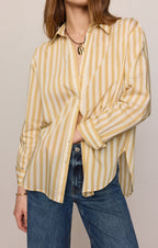 Golden Haven Stripe Button Up